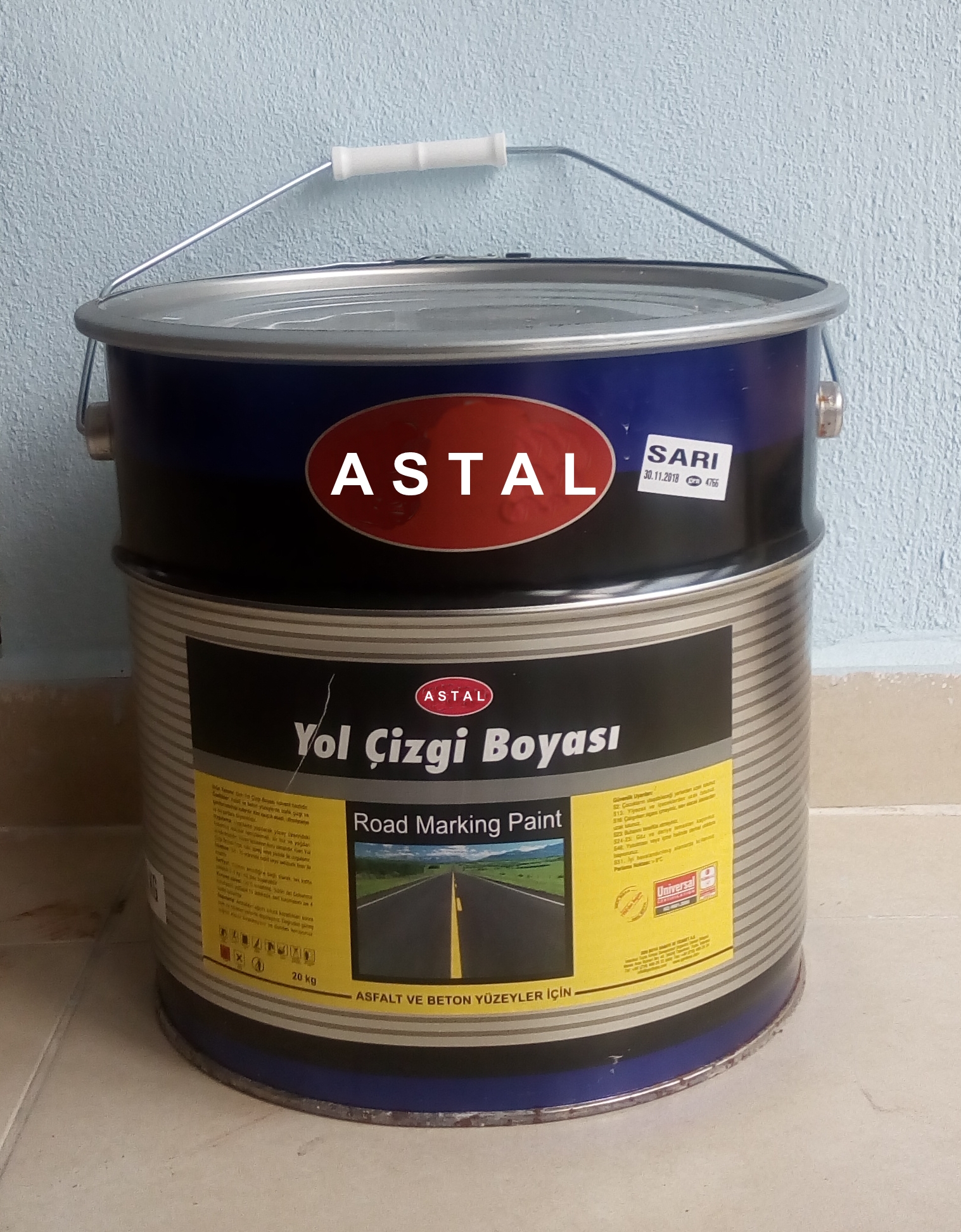 ASTAL Road Marking Paint, 
YOL ÇİZGİ BOYASI