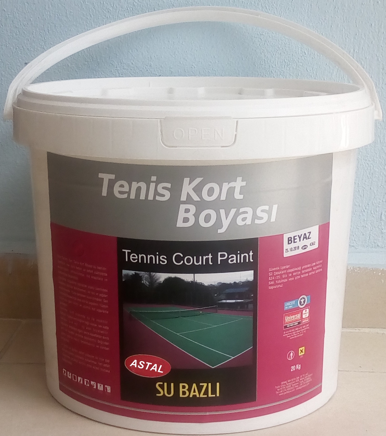 ASTAL TENNIS CORD PAİNT, TENİS KORT BOYASI